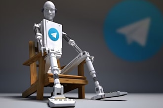 develop telegram bot, custom discord bot, social media bot and python bot