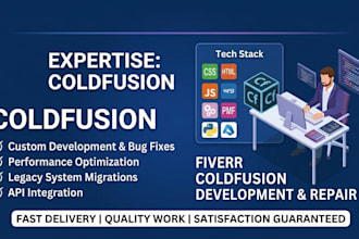 fix, debug and maintain adobe coldfusion cfml applications