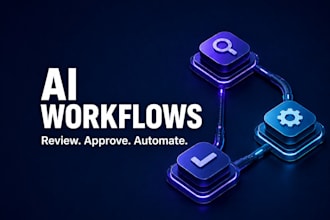 build ai business workflows with human review and automation