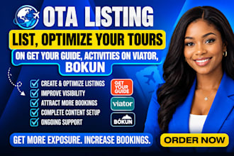 list and optimize tours on getyourguide viator and bokun