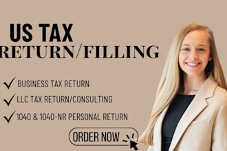 us tax filing, US tax returns, llc tax, business tax 1040 1065 1120 returns