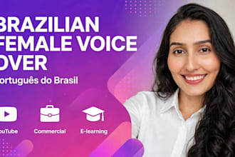 gravar narracao profissional feminina em portugues do brasil