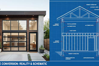 engineer garage conversion structural and permit ready adu drawings