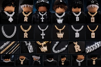 custom roblox chain roblox chain roblox ugc roblox accessory ugc accessories