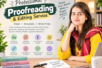 carefully proofread your content to correct grammar spelling and punctuation