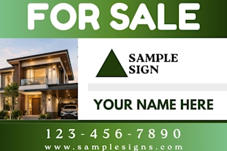 create professional business signage and banner designs