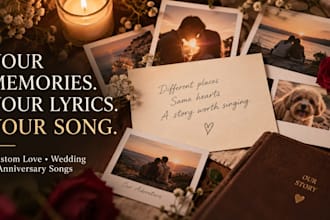 create a custom love song, wedding or special occasion