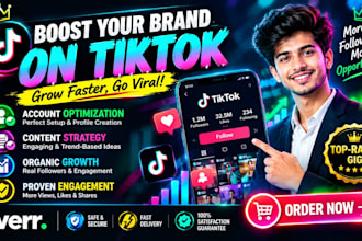 setup, optimize, and organically grow your tiktok account
