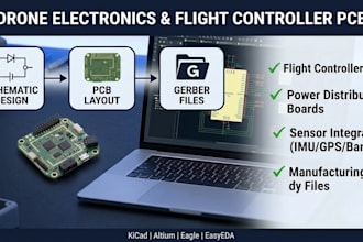 design and develop drone electronics and flight controller boards