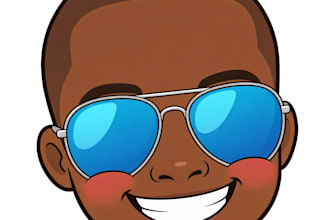 create a set of chibi emoji characters in your likeness