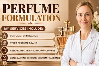 start perfume brand, researched verified manufacturers, perfume formulation