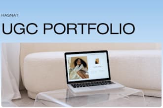 design ugc portfolio websites for content creators