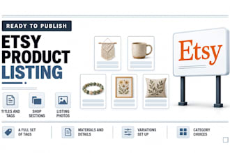 do professional esty product listing