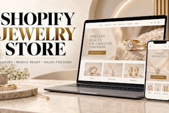 build a luxury shopify jewelry store for your brand