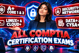 assist you in all comptia a, security, network, cysa and all certifications