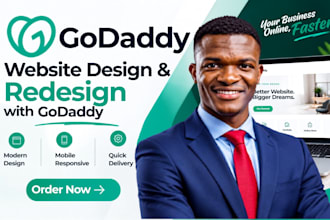 godaddy design, godaddy redesign, store setup, domain, hosting and domain