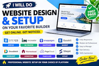 do site123 im creator snappages etsy doodlekit homestead pagecloud sitejet