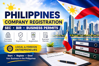 do philippines company registration, sec, bir and business permits