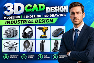 3d cad design industrial product design mechanical design for 3d printable files