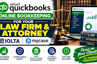 do quickbooks online bookkeeping for your law firm and attorney, iolta mycase