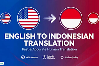 provide accurate english to indonesian translation