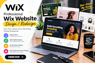 do wix website design, wix website redesign, wix ecommerce store, wix website