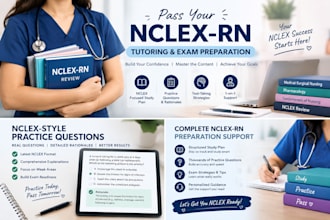 tutor you for nclex rn and help you prepare with confidence