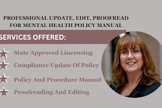 create compliant policy and procedure manual for healthcare and home care agency