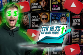 create high CTR youtube thumbnails in 24 hours