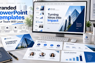create power point templates business presentation branded slide decks