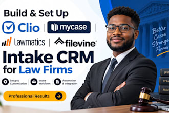 build clio mycase lawmatics filevine intake CRM for law firms