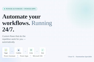 build power automate flows to automate your business tasks