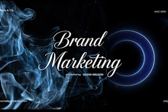 design luxury brand marketing presentation pitch deck design