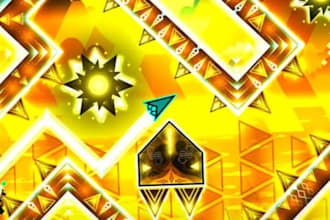 do geometry dash decoration and endscreen for your level