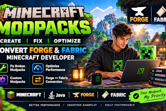 create fix optimize minecraft modpacks convert forge fabric minecraft developer