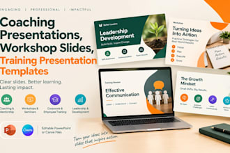 create coaching presentations, workshop slides, training presentation templates