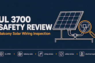 ul 3700 balcony solar wiring schematic and installation safety review