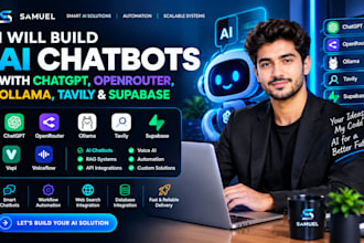 build chatgpt tavity openrouter ollama vapi supabase voiceflow lindy weavite