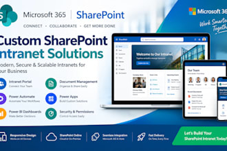 design sharepoint intranet, sharepoint online, microsoft 365 portal