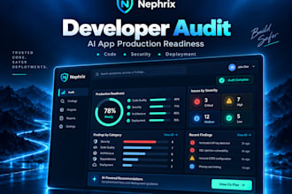 audit your ai built app before production launch