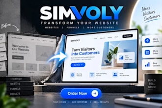 turn your simvoly website into a powerful sales funnel