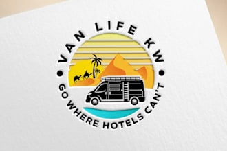 design a unique travel logo for your brand