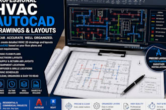 create hvac drawings and layouts in autocad