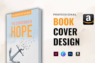 design a christian book cover, book interior design, ebook cover, kdp
