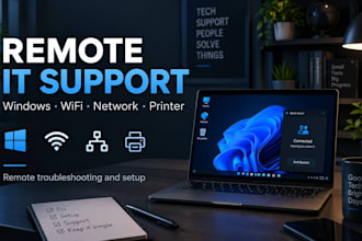 troubleshoot and fix windows PC and network issues remotely