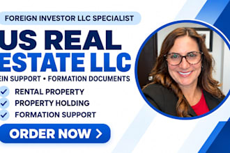 set up a US real estate llc for foreign investors with ein support