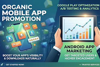 do organic mobile app promotion and android app marketing