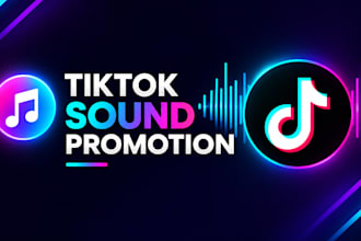 tiktok sound promotion create 800 viral tiktok post using your tiktok music