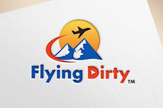 make a modern travel logo for tourism brands