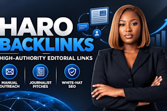 build high authority haro backlinks with expert pitches and outreach